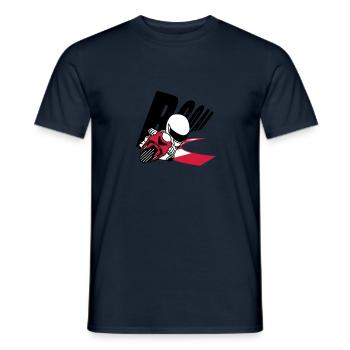 MOTO GP ROAR - T-shirt homme - marine - Devant - AI Model Male 178 light (178cm)