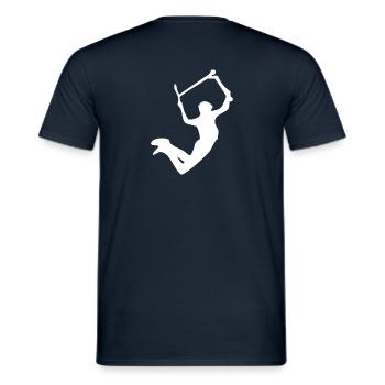 Super grab 2 - Männer T-Shirt - Navy - Hinten - AI Model Male 178 light (178cm)