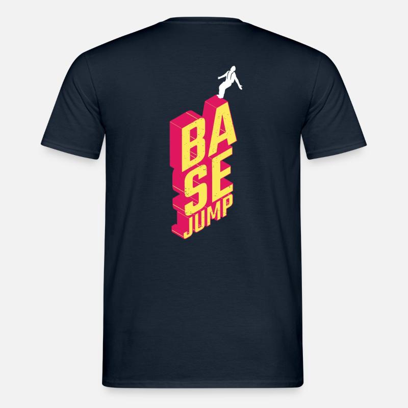 Basejumping - Extremsprung - Männer T-Shirt - Navy