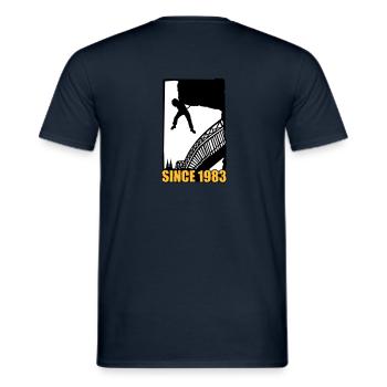 Montez Cologne Hohenzollern pont - T-shirt homme - marine - Dos - AI Model Male 178 light (178cm)