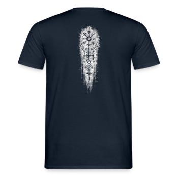 Le Viking Odin Thor - T-shirt homme - marine - Dos - AI Model Male 178 light (178cm)