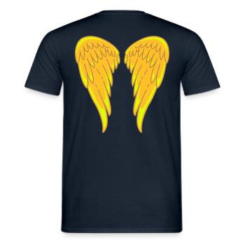 ANGE by Florian VIRIOT - T-shirt homme - marine - Dos - AI Model Male 178 light (178cm)