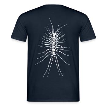 Scutigère - T-shirt homme - marine - Dos - AI Model Male 178 light (178cm)