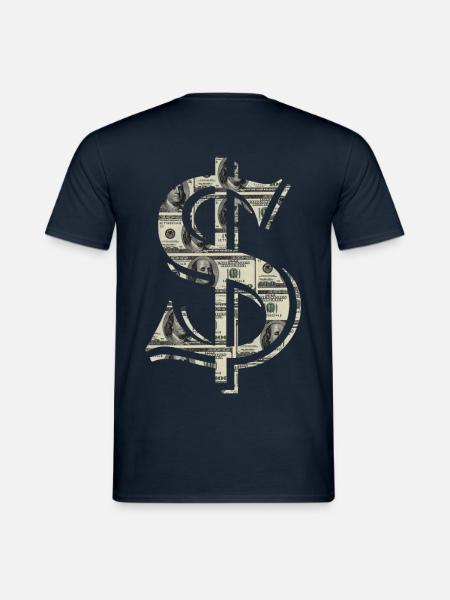 dollar filled with $ 100 bills - Men's T-Shirt - 