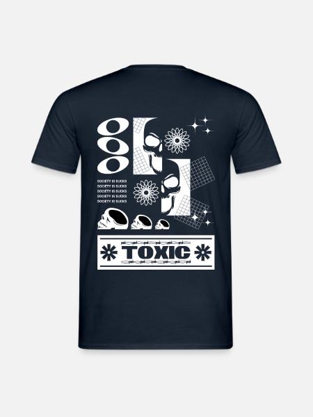Toxic - Men's T-Shirt - navy