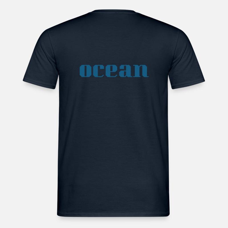 Ocean - Männer T-Shirt - Navy