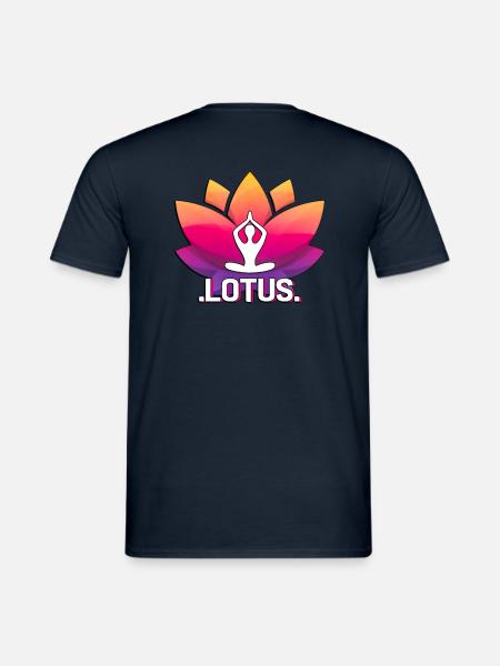 .Lotus. - Men's T-Shirt - navy