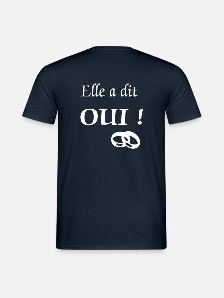 elle_a_dit_oui - T-shirt homme - marine