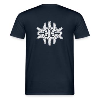 lost civilisation - T-shirt homme - marine - Dos - AI Model Male 178 light (178cm)