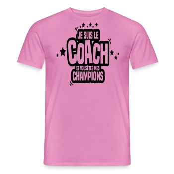 T-shirt homme avec motif T-Shirt Coach Humoristique : Je Suis Le Coach, Vous Êtes Mes Champions