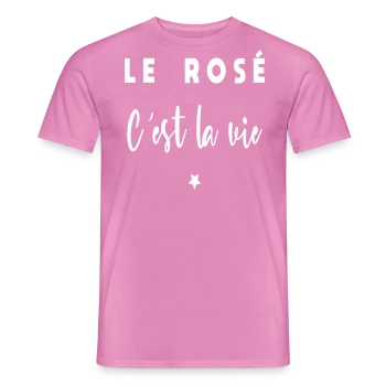 T-shirt homme avec motif T-shirt Le Rosé C'est la Vie