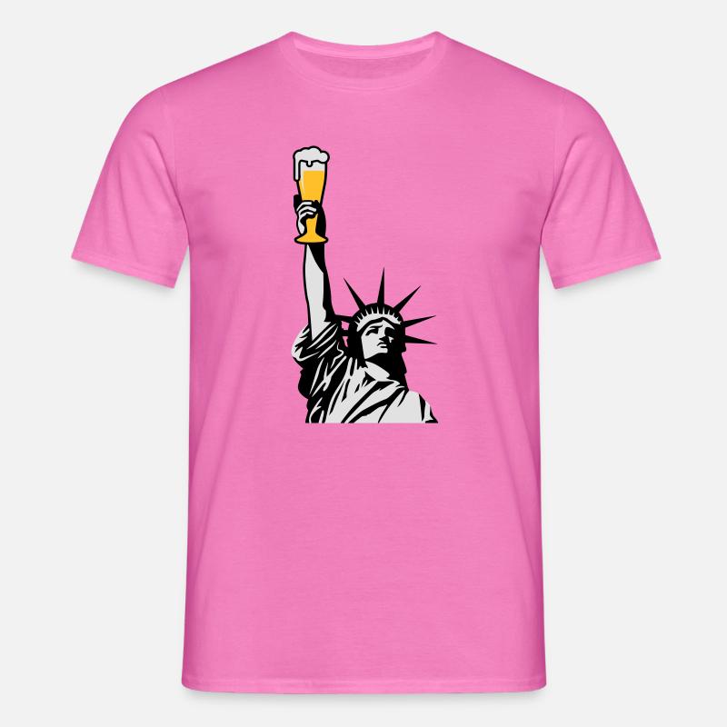 Freibier - Männer T-Shirt - Pink