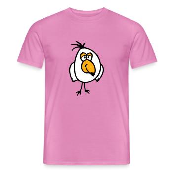 Budgie, parrot, little sparrow, bird smiling - Men's T-Shirt - pink - Front - AI Model Male 178 dark (178cm)