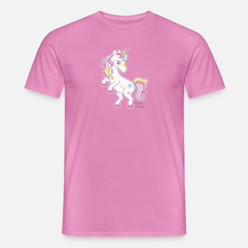Kleines Einhorn - Männer T-Shirt - Pink
