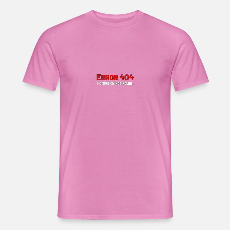 Error 404 - Männer T-Shirt - Pink