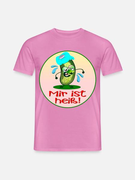 Hitze Sommer - Männer T-Shirt - Pink