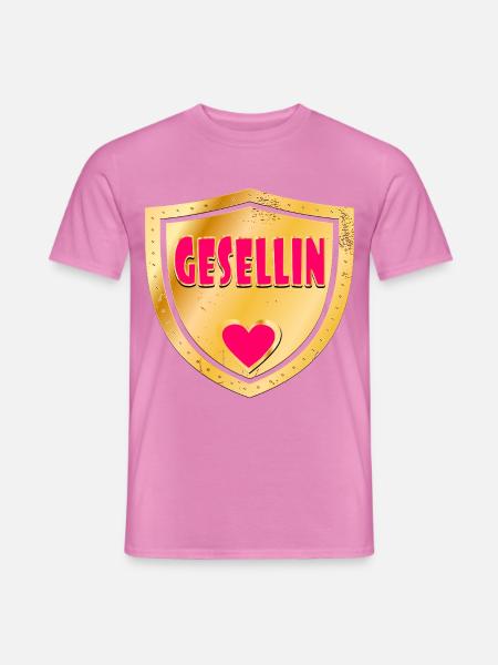 AUSBILDUNG HANDWERK ABSCHLUSS GESELLIN - Männer T-Shirt - Pink