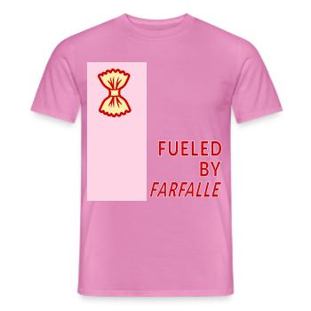 Angetrieben von Farfalle - Männer T-Shirt - Pink - Vorne - AI Model Male 178 dark (178cm)