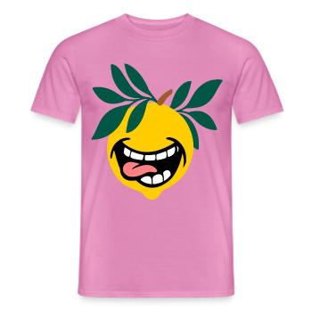  Saure Zitronen - Männer T-Shirt - Pink - Vorne - AI Model Male 178 dark (178cm)