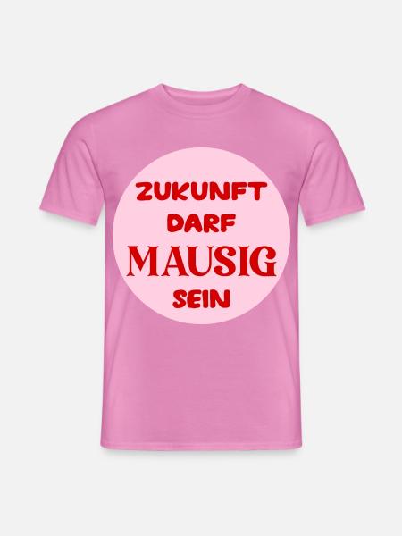 Mausige Zukunft - Männer T-Shirt - Pink