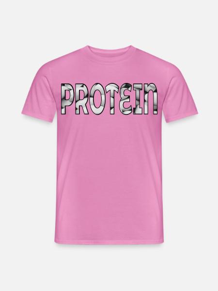 Protein Bohnen - Männer T-Shirt - Pink