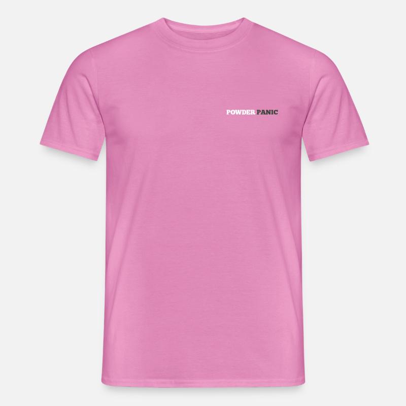 Powder Panic Logo - T-shirt homme - rose