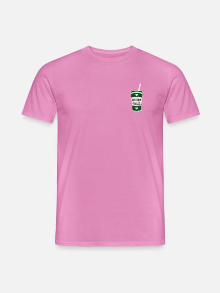 Matcha-Teespaziergang - Männer T-Shirt - Pink