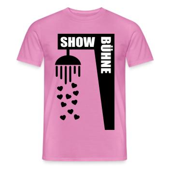 Chor Bühne Duschen - Männer T-Shirt - Pink - Vorne - AI Model Male 178 dark (178cm)