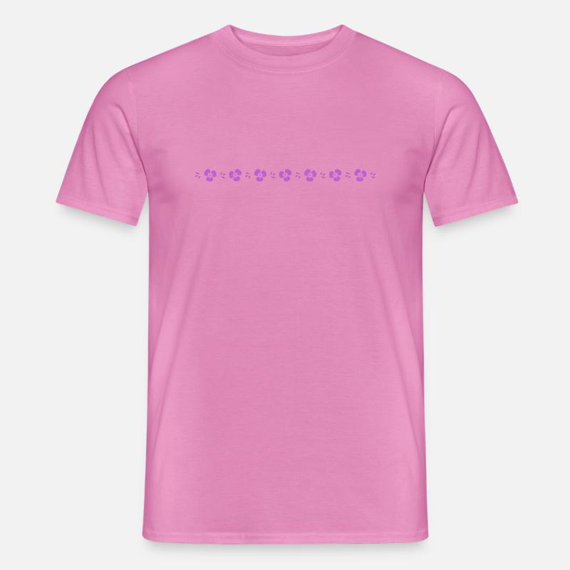 Small pansy line - Men's T-Shirt - pink