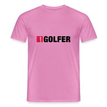 golf__2__f2 - T-shirt homme - rose - Devant - AI Model Male 178 dark (178cm)