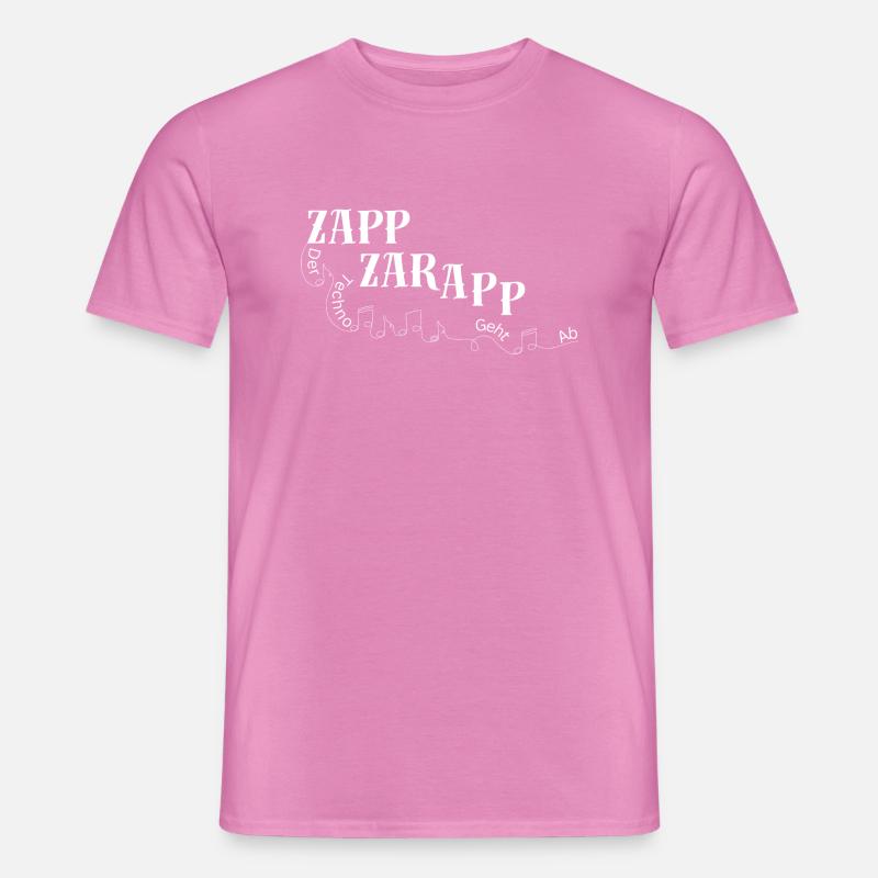 Zappzarapp Techno Version - Männer T-Shirt - Pink