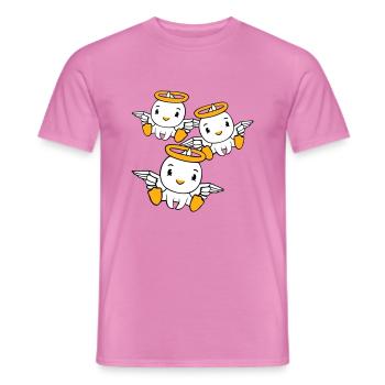 3 Ducks Angel Friends Halo Holy Team - Men's T-Shirt - pink - Front - AI Model Male 178 dark (178cm)