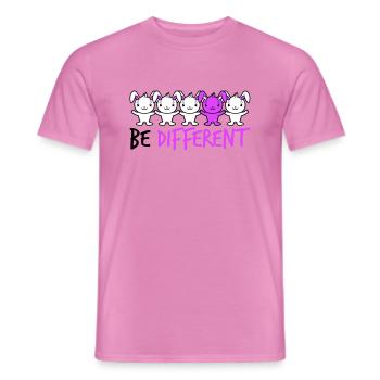 5 Hasen Freunde Unterschied Be Different Anders - Männer T-Shirt - Pink - Vorne - AI Model Male 178 dark (178cm)