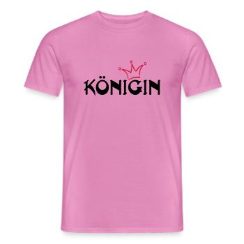 QUEEN - T-shirt homme - rose - Devant - AI Model Male 178 dark (178cm)