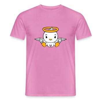 Bird Duck Angel Sky Halo Holy Sweet - Men's T-Shirt - pink - Front - AI Model Male 178 dark (178cm)