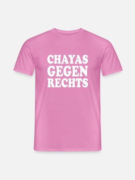 chayas gegen rechts - Männer T-Shirt - Pink