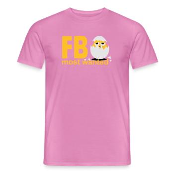 most wanted chick egg - Men's T-Shirt - pink - Front - AI Model Male 178 dark (178cm)