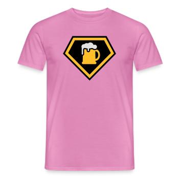 Super Drinking Team - T-shirt homme - rose - Devant - AI Model Male 178 dark (178cm)