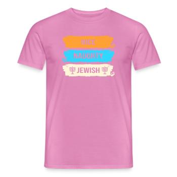 Hanukkah Chanukkah Hanukah - Männer T-Shirt - Pink - Vorne - AI Model Male 178 dark (178cm)