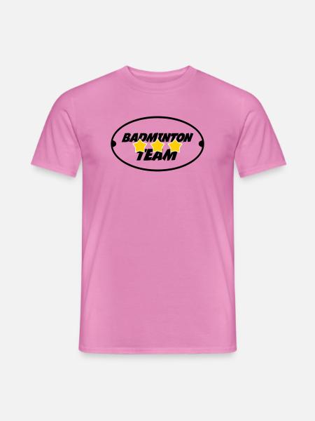 Badminton Team - Men's T-Shirt - pink