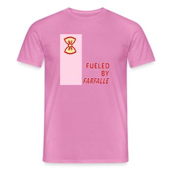 Angetrieben von Farfalle - Männer T-Shirt - Pink - Vorne - AI Model Male 178 dark (178cm)