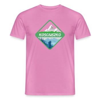 Geschenk für Kosciuszko - Männer T-Shirt - Pink - Vorne - AI Model Male 178 dark (178cm)