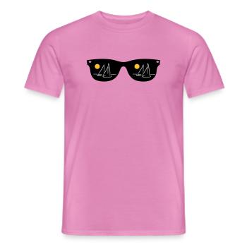 naviguer - T-shirt homme - rose - Devant - AI Model Male 178 dark (178cm)