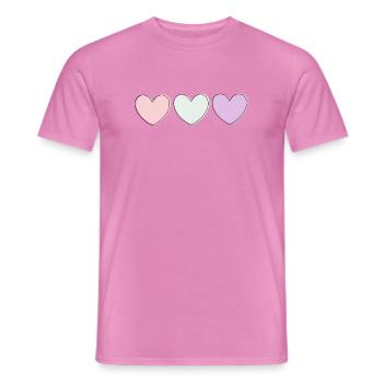 Cadeau pour la fête des mères : Idée de cadeau pour la fête des mères - T-shirt homme - rose - Devant - AI Model Male 178 dark (178cm)