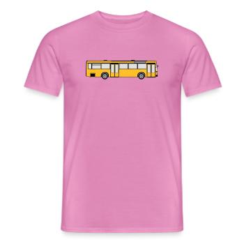 Busfahrer Bus Omnibus Kraftfahrer Schulbus (25) - Männer T-Shirt - Pink - Vorne - AI Model Male 178 dark (178cm)