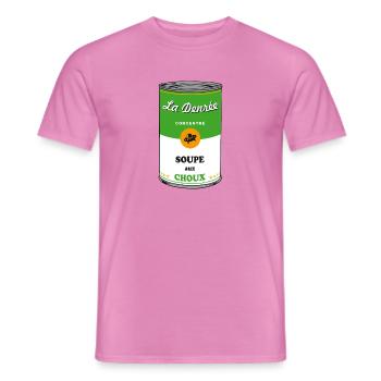 Soupe aux choux - Best of - T-shirt Comique - T-shirt homme - rose - Devant - AI Model Male 178 dark (178cm)