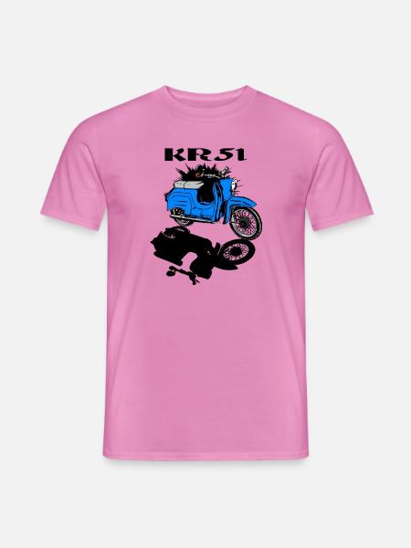 Simson Schwalbe Moped - Männer T-Shirt - Pink