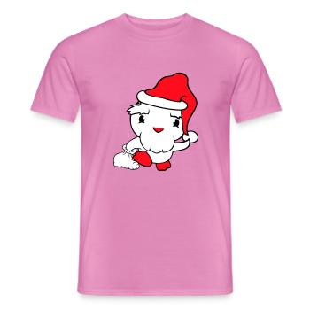 Canard Père Noël Cadeaux Noël Père Noël - T-shirt homme - rose - Devant - AI Model Male 178 dark (178cm)