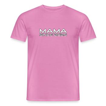 Mama since 2025 Design - Männer T-Shirt - Pink - Vorne - AI Model Male 178 dark (178cm)