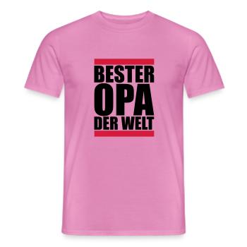Papy - T-shirt homme - rose - Devant - AI Model Male 178 dark (178cm)
